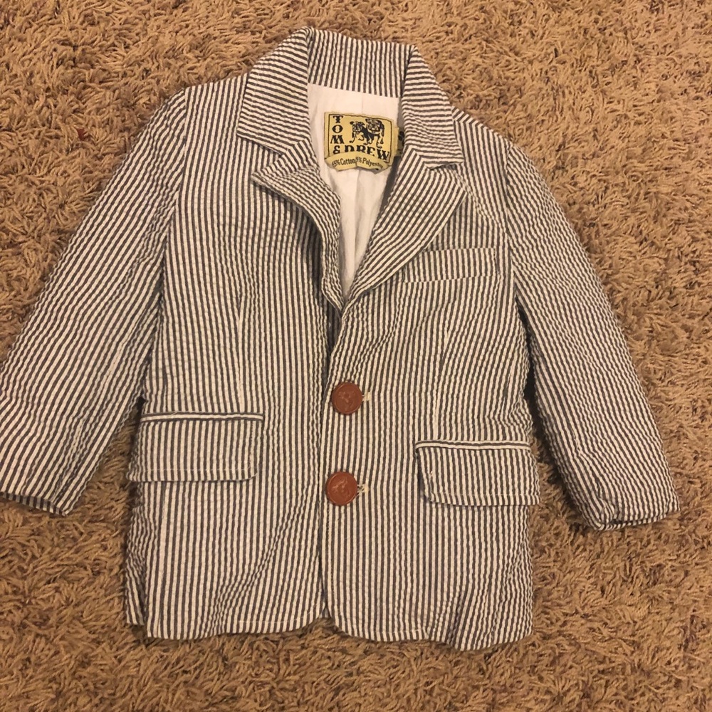 Tom and Drew pinstripe Jacket